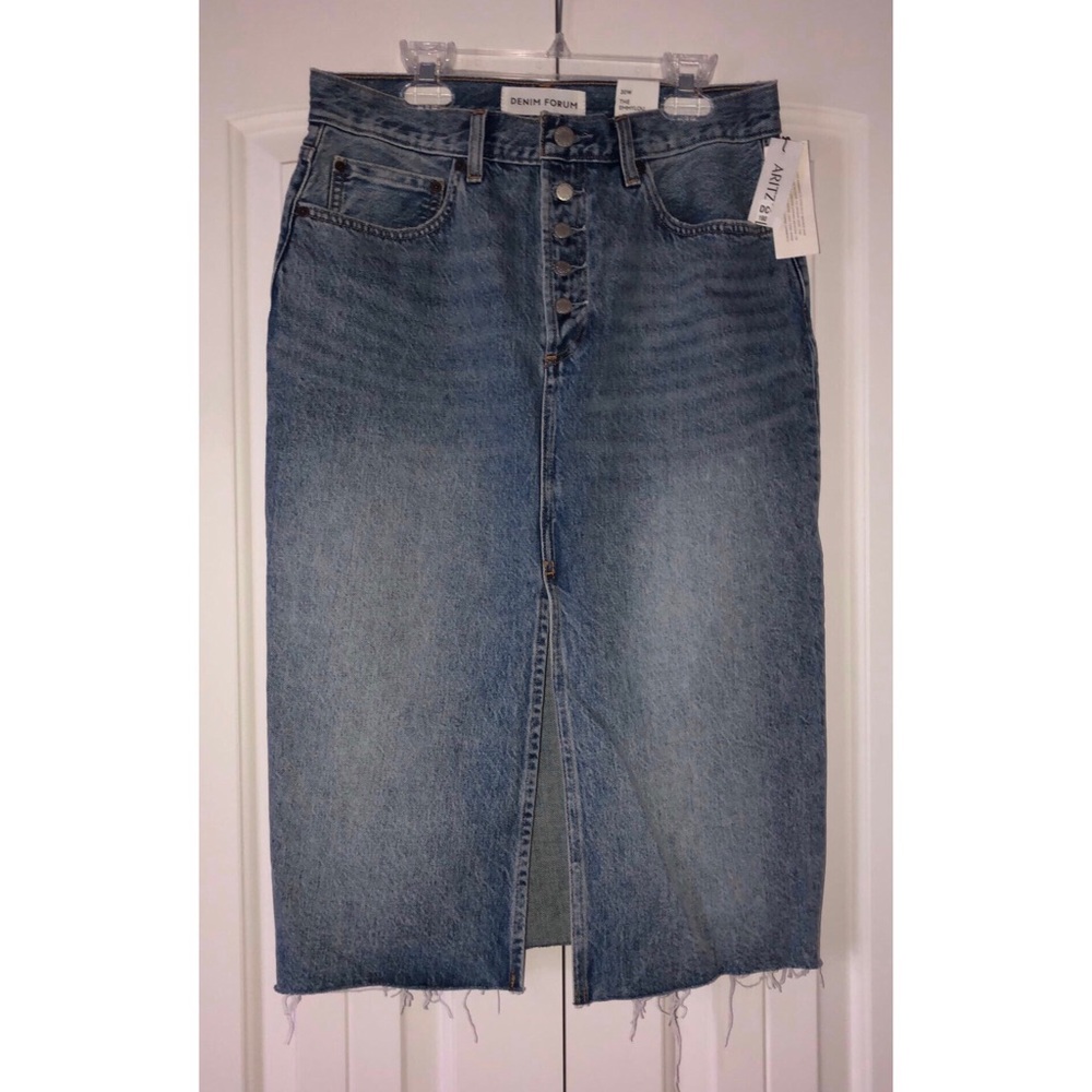 Pencil Denim Skirt